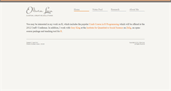 Desktop Screenshot of olivialau.org